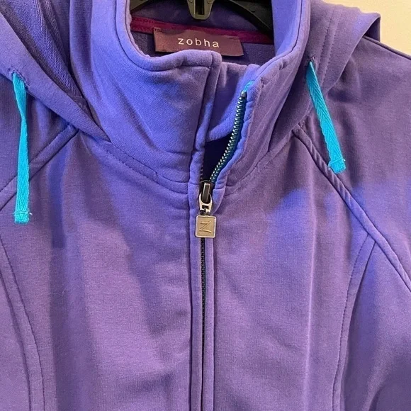 Zobha Alexis full zip short sleeve hoodie - Picture 4 of 11